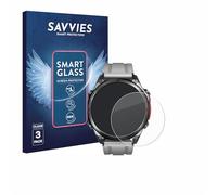 savvies Lámina Cristales para Doogee Anywise W1 Pro | 3 Unidades Transparente Protección Pantalla Made in Germany 9H Película Vidrio sin Burbujas Antiarañazos