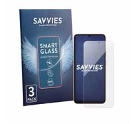 savvies Lámina Cristales para Doogee Note 57 Lite | 3 Unidades Transparente Protección Pantalla Made in Germany 9H Película Vidrio sin Burbujas Antiarañazos