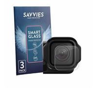 savvies Lámina Cristales para GoPro Mission 1 Pro | (Lente) 3 Unidades Transparente Protección Pantalla Made in Germany 9H Película Vidrio sin Burbujas Antiarañazos