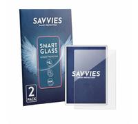 savvies Lámina Cristales para PocketBook InkPad One | 2 Unidades Transparente Protección Pantalla Made in Germany 9H Película Vidrio sin Burbujas Antiarañazos