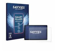 savvies Lámina Cristales para Samsung Galaxy Tab S10 FE WiFi | 2 Unidades Transparente Protección Pantalla Made in Germany 9H Película Vidrio sin Burbujas Antiarañazos