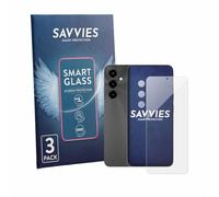 savvies Lámina Cristales para ZTE Blade V80 Max | (Frontal+Cámara) 3 Unidades Transparente Protección Pantalla Made in Germany 9H Película Vidrio sin Burbujas Antiarañazos