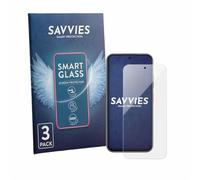 savvies Lámina Cristales para ZTE Blade V80 Pro | 3 Unidades Transparente Protección Pantalla Made in Germany 9H Película Vidrio sin Burbujas Antiarañazos