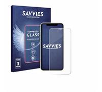 savvies Protector Cristal Templado para Apple iPhone 11 (3 Unidades) Protector Pantalla Vidrio, Protección 9H, Pelicula Anti-Huellas