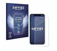 savvies Protector Cristal Templado para Apple iPhone XR / 11 Protector Pantalla Vidrio, Protección 9H, Pelicula Anti-Huellas