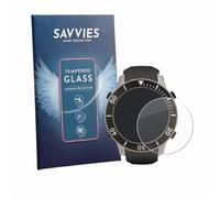 savvies Protector Cristal Templado para SCUBAPRO Galileo G3 Ti Protector Pantalla Vidrio, Protección 9H, Pelicula Anti-Huellas