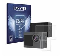savvies Protector Pantalla para Akaso Brave 4 Pro 6 Unidades - Película Ultra Transparente