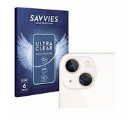 savvies Protector Pantalla para Apple iPhone 13 (SÓLO Cámara) 6 Unidades - Película Ultra Transparente