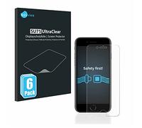 savvies Protector Pantalla para Apple iPhone 8 (6 Unidades) Película Ultra Transparente
