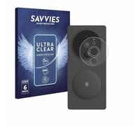 savvies Protector Pantalla para Aqara SVD-KIT1 (Timbre con vídeo inteligente G4) 6 Unidades - Película Ultra Transparente