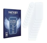 savvies Protector Pantalla para Blackview Fort 1 (Frontal+Cámara) 18 Unidades - Película Ultra Transparente