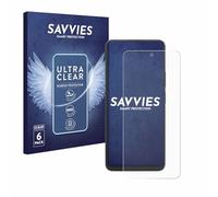 savvies Protector Pantalla para Blackview Shark 9 (6 Unidades) Película Ultra Transparente