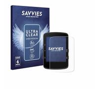 Savvies Protector Pantalla para Bryton Rider 460 | 6 Unidades Transparente Protección Pantalla Made in Germany Película Ultra Transparente