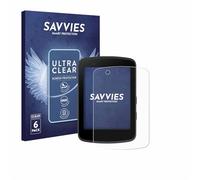 savvies Protector Pantalla para Bryton Rider 650 (6 Unidades) Película Ultra Transparente