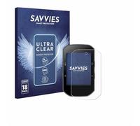 savvies Protector Pantalla para Bryton Rider S500E (18 Unidades) Película Ultra Transparente