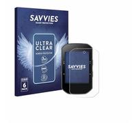 savvies Protector Pantalla para Bryton Rider S500E (6 Unidades) Película Ultra Transparente