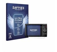 savvies Protector Pantalla para Canon Digital Ixus 285 hs | 6 Unidades Transparente Protección Pantalla Made in Germany Película Ultra Transparente