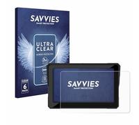 savvies Protector Pantalla para Carpuride W702 / W702B / W702H / W712D / W702BS 7" (6 Unidades) Película Ultra Transparente
