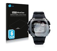 savvies Protector Pantalla para Casio DW-291H 6 Unidades - Película Ultra Transparente