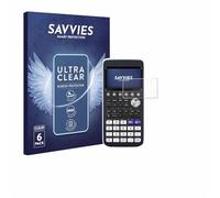 savvies Protector Pantalla para Casio FX-CG50 | 6 Unidades Transparente Protección Pantalla Made in Germany Película Ultra Transparente
