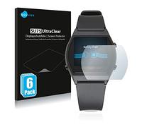 savvies Protector Pantalla para Casio LW-204-1BEF | 6 Unidades Transparente Protección Pantalla Made in Germany Película Ultra Transparente