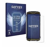 savvies Protector Pantalla para Cubot King Kong Mini 2 (6 Unidades) Película Ultra Transparente