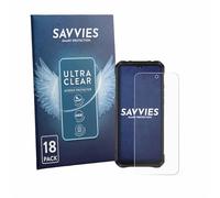 savvies Protector Pantalla para Cubot King Kong Power 5 18 Unidades - Película Ultra Transparente