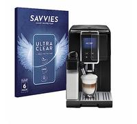 savvies Protector Pantalla para DeLonghi Dinamica Plus ECAM370.70.B | 6 Unidades Transparente Protección Pantalla Made in Germany Película Ultra Transparente