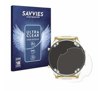 savvies Protector Pantalla para Diesel DZ7333 Mr. Daddy 2.0 | 18 Unidades Transparente Protección Pantalla Made in Germany Película Ultra Transparente