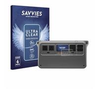 savvies Protector Pantalla para DJI Power 1000 6 Unidades - Película Ultra Transparente