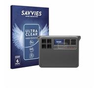 savvies Protector Pantalla para DJI Power 2000 6 Unidades - Película Ultra Transparente