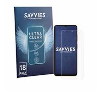 savvies Protector Pantalla para Doogee Note 57 Lite | 18 Unidades Transparente Protección Pantalla Made in Germany Película Ultra Transparente