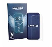 savvies Protector Pantalla para Fairphone 6 Plus | 6 Unidades Transparente Protección Pantalla Made in Germany Película Ultra Transparente