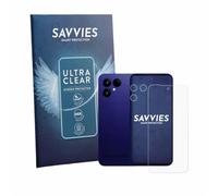 Savvies Protector Pantalla para Fairphone 6 Plus | (Frontal+Cámara) 18 Unidades Transparente Protección Pantalla Made in Germany Película Ultra Transparente