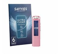 savvies Protector Pantalla para FiiO SnowSky Echo Nano | 6 Unidades Transparente Protección Pantalla Made in Germany Película Ultra Transparente