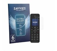 savvies Protector Pantalla para Fritz!Fon M3 6 Unidades - Película Ultra Transparente