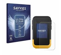 savvies Protector Pantalla para Garmin eTrex SE (6 Unidades) Película Ultra Transparente