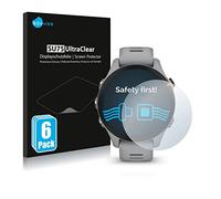 savvies Protector Pantalla para Garmin Forerunner 255S 6 Unidades - Película Ultra Transparente