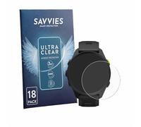 savvies Protector Pantalla para Garmin Forerunner 70/170/170 Music 18 Unidades - Película Ultra Transparente