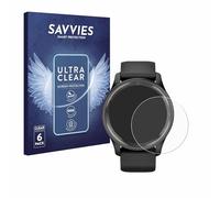 savvies Protector Pantalla para Garmin Vivomove Trend (6 Unidades) Película Ultra Transparente