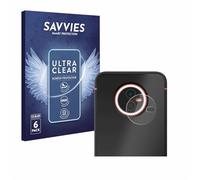 savvies Protector Pantalla para Gigaset GX4 Pro | (SÓLO Cámara) 6 Unidades Transparente Protección Pantalla Made in Germany Película Ultra Transparente