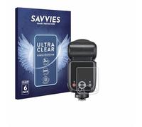 savvies Protector Pantalla para Godox V100 (6 Unidades) Película Ultra Transparente