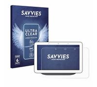 savvies Protector Pantalla para Google Home Hub/Google Nest Hub (6 Unidades) Película Ultra Transparente