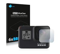savvies Protector Pantalla para GoPro Hero 7 Black (Lente) (6 Unidades) Película Ultra Transparente