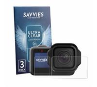 savvies Protector Pantalla para GoPro Mission 1 | 6 Unidades Transparente Protección Pantalla Made in Germany Película Ultra Transparente