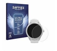 savvies Protector Pantalla para Hama Smartwatch 5010 (6 Unidades) Película Ultra Transparente