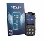 savvies Protector Pantalla para Hammer H Basalt 18 Unidades - Película Ultra Transparente