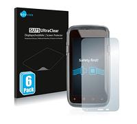 savvies Protector Pantalla para Honeywell Dolphin CT60 XP | 6 Unidades Transparente Protección Pantalla Made in Germany Película Ultra Transparente