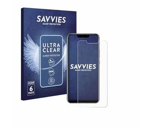 savvies Protector Pantalla para Huawei Mate 20 lite 6 Unidades - Película Ultra Transparente