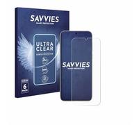 savvies Protector Pantalla para Huawei Pura 80 Pro | 6 Unidades Transparente Protección Pantalla Made in Germany Película Ultra Transparente